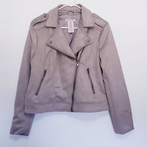 Philosophy Women's Faux Suede Moto Jacket